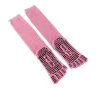 NYSDM - Dos pares de calcetines antideslizantes para mujer, para pilates, yoga, ballet, baile, fitness, zapatillas deportivas de algodón, A34, Talla única