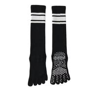 NYSDM - Dos pares de calcetines de yoga antideslizantes para mujer, sin espalda, para pilates, ballet, baile, fitness, zapatillas deportivas de algodón, A31, Talla única