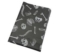NYSDM - Papel de regalo de Halloween con patrón de calavera/telaraña, papel decorativo para fiestas