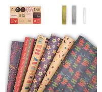 NYSDM - Papel de regalo para el día de San Valentín, cumpleaños, fiesta de cumpleaños, papel de regalo, cubierta de libro