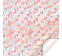NYSDM - Papel de regalo para el día de San Valentín, papel de regalo para manualidades, papel de regalo de cumpleaños, colorido amor, bolsa de papel, decoración