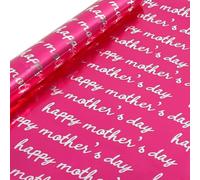 NYSDM - Paquete de rollos de gran tamaño para el Día de la Madre, Día del Padre, Día de San Valentín, papel de regalo, sentimiento de alta gama