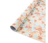 NYSDM - Paquete de rollos de gran tamaño para el Día de la Madre, Día del Padre, Día de San Valentín, papel de regalo, sentimiento de alta gama