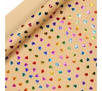 NYSDM - Paquete de rollos de gran tamaño para el Día de la Madre, Día del Padre, Día de San Valentín, papel de regalo, sentimiento de alta gama