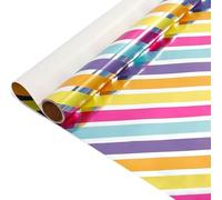 NYSDM - Rollos de papel de regalo metálicos coloridos para el día de San Valentín, cumpleaños, bodas, graduaciones, compromisos