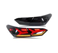 NYSFGOFJGOM Luces traseras Para Toyota para Camry 2018-2021 LED señal de giro dinámica animación inicio Plug and Play lámparas traseras par conjunto luces coche Kit luces traseras(Smoked)