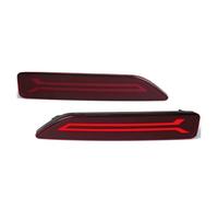 NYSFIFHSKFH Faros traseros Para CRV para CR-V BRV 2007 2008 2009 luces de señal de giro dinámicas de advertencia de freno luces LED reflectoras de parachoques trasero Luces parachoques(2 Functions)