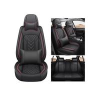 NYSFIFHSKFH Fundas Asientos Coche Fundas Universales para Asientos Coche con Soporte Lumbar para Ford para Ecosport para Escape para Everest para Fiesta Almohadilla Protector(Black B)