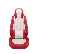 NYSFIFHSKFH Fundas Asientos Coche Fundas Universales para Asientos Coche con Soporte Lumbar para Ford para Ecosport para Escape para Everest para Fiesta Almohadilla Protector(Red whe B)