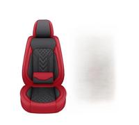 NYSFIFHSKFH Fundas Asientos Coche Fundas Universales para Asientos Coche con Soporte Lumbar para Ford para Ecosport para Escape para Everest para Fiesta Almohadilla Protector(Red Blk A)