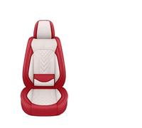 NYSFIFHSKFH Fundas Asientos Coche Fundas Universales para Asientos Coche con Soporte Lumbar para Ford para Ecosport para Escape para Everest para Fiesta Almohadilla Protector(Red Whe A)