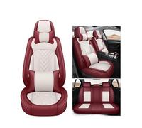 NYSFIFHSKFH Fundas Asientos Coche Fundas Universales para Asientos Coche con Soporte Lumbar para Ford para Ecosport para Escape para Everest para Fiesta Almohadilla Protector(Wine Red B)
