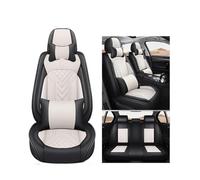 NYSFIFHSKFH Fundas Asientos Coche Fundas Universales para Asientos Coche con Soporte Lumbar para Ford para Ecosport para Escape para Everest para Fiesta Almohadilla Protector(Blk whe B)