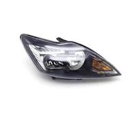 NYSGMVBDOFH Faros delanteros Para Ford Para Focus 2009-2014 Luces Coche Parachoques Faro Delantero Lámpara Señal Diurna Conjunto Faros Delanteros Automáticos Montaje de faros(Black Right)