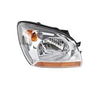 NYSGMVBDOFH Faros delanteros Para Kia Para Sportage 2005-2008 Faros Delanteros DRL Luces Circulación Diurna Conjunto Conducción 921011F031 921021F031 Montaje de faros(Yellow Right)