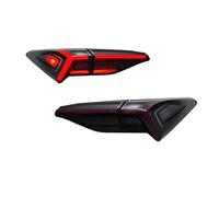 NYSGMVBDOFH Faros traseros Para Toyota para Avalon 2018-2020 Par de conjunto luces traseras automóvil LED Freno que fluye agua Parpadeo Plug and Play Lámparas Luces Luces matrícula(Smoked)