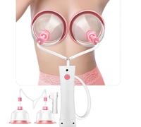NYSJTYD Masajeador de Senos Eléctrico, Mama Ventosa de Vacío liposucción Aparato, Herramienta De Cuidado De Pecho Femenino Accesorios para Mejorar el Pecho para Levantar el Pecho