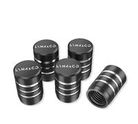 NYSLDSCO 4 Piezas Coche Metal Tapas válvulas, para Lynk & Co 01 02 03 04 05 06 07 08 09 Car Neumático Antifugas Resistente al Polvo y al Agua Proteger Accesorios,A