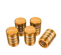 NYSLDSCO 4 Piezas Coche Metal Tapas válvulas, para Lynk & Co 01 02 03 04 05 06 07 08 09 Car Neumático Antifugas Resistente al Polvo y al Agua Proteger Accesorios,F