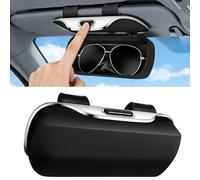 NYSLDSCO Estuche Gafas de Visera para Bentley Flying Spur W12 2013 2014 2015 2016 2017 2018 2019, Soporte para Gafas de Sol, Organizador Parasol Caja Almacenamiento