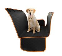NYSLDSCO Funda Protectora de Perros para Nissan Elgrand Fuga Juke Leaf Otti Pathfinder, Protector de Asiento Trasero Acolchado Impermeable, Alfombrilla Antirrayas,Orange