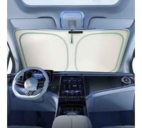 NYSLDSCO Parasol de Coche para Toyota C-HR 2023 2024 2025 2026, Parasol Plegable Tipo Paraguas con Recubrimiento de Titanio Plateado