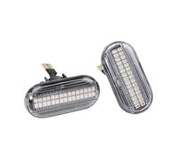 NYSQOFMB 1 Par Luces LED Tira Señal Giro Dinámicas Para Opel Para Movano Combi J9 Para Vivaro A Combi J7 Señal De Giro Para Espejo Retrovisor Coche(Dynamic Crystal)