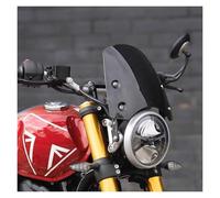 NYSQOFMB Carenabris para Triumph para Speed 400 para Scrambler para 400X 2024 Deflectores De Viento para Motocicletas Parabrisas Visera Visera Deflector(Negro)