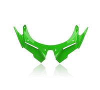 NYSQOFMB Carenado Delantero Motocicleta para Kawasaki para Zx-4r para Zx-4rr para Zx4r para Zx4rr 2023 Protectores Protección Cubierta Winglets Aerodinámicos Alas Aerodinámicas Motocicleta(Verde)