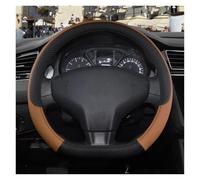 NYSQOFMB Cubierta Volante para Citroen para C-Elysee para C-Elysee 9 Colores Funda para Volante De Coche Cuero PU Antideslizante Accesorios para Automóviles Funda Volante(D Shape Coffee)