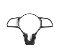 NYSQOFMB Decoracion Coche Interior Embellecedor Marco Volante Coche Fibra Carbono Negra para Mercedes para Benz ABCE GLC GLA CLA GLS GLE EQC Interior Coche(Fibra de Carbon)