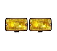 NYSQOFMB Faro Antiniebla Delantero Luz Antiniebla Delantera DRL LED Lámpara Conducción Foco Para PEUGEOT 205 GTI CTI 106 306 Mi16 H3(Yellow-2pcs)