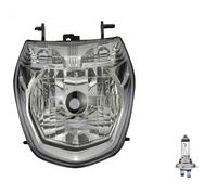 NYSQOFMB Faros Auxiliares Moto Para SUZUKI Para GSR400 Para GSR600 Para GSR 400 Para GSR 600 BK600 BK400 2006-2011 Conjunto Faros Motocicleta(With light)