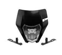 NYSQOFMB Faros Delanteros Moto Faro LED Motocicleta Enduro Universal para EXC XC SX MX XC 125 250 300 450 para Supermoto Dirt Bike Motocross Faros Redondos LED(HL101-5-1)