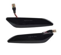 NYSQOFMB Lámparas Intermitentes Señal Giro Flecha Luz Marcador Lateral Dinámica Para Chrysler Para Ypsilon Para Typ 846 2011-2020 Señal De Giro Para Espejo Retrovisor Coche(Dynamic Smoked)