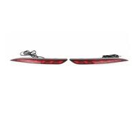 NYSQOFMB Luz Freno Trasera Para Tesla Para Model 3 2016-2023 2PCS Reflector Parachoques Trasero LED Luz Freno Antiniebla Lámpara Señal Giro Dinámica Tail Light(Rojo)