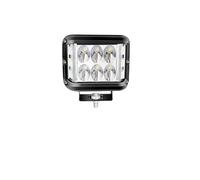 NYSQOFMB Luz LED Trabajo Coche Faros Delanteros Estroboscópicos Tres Lados Flash Advertencia 12-24V ATV Todoterreno 4x4 Módulo Control Faros(White Red Blue1PC)