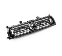 NYSQOFMB para 5 Series F10 F11 520 525 528 530 535 Panel Cubierta Rejilla Ventilación CA Cromada Delantera Y Trasera LHD RHD Fibra Carbono Ventilación Salida Acondicionador(Central)