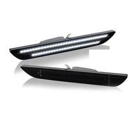 NYSQOFMB Para Ford Para Mustang 2010 2011 2012 2013 2014 Lámpara Luz Posición Lateral LED Para Parachoques Delantero Y Trasero Automóvil Señal De Giro Para Espejo Retrovisor Coche(Rear White)