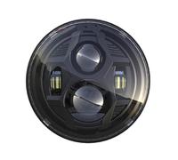 NYSQOFMB Para Hummer H1 H2 1 Par 7 Pulgadas LED Faro DRL Luz Señal Giro Módulo Control Faros(BlackA)
