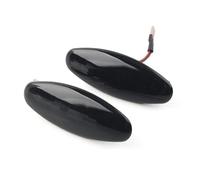 NYSQOFMB Para Jaguar Para S-Type 1999-2007 Para XJ 2003-2006 1 Par Luces Indicadoras Laterales Señal Giro Para Automóvil Señal De Giro Para Espejo Retrovisor Coche(Smoke Black)