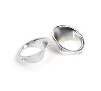 NYSQOFMB Para Mini Para Cooper R55 R56 R57 2007-2011 51112753661 51112753662 Cubierta Luz Antiniebla Delantera Lateral Coche Bisel Cromado Módulo Control Faros(Pair)