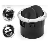 NYSQOFMB para Nissan 8200464605 Cubierta Rejilla Ventilación Aire Acondicionado Plateada/Negra Ventilación Salida Acondicionador(1pcs Sliver)