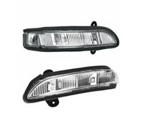NYSQOFMB Señal Giro Coche Luz Señal Giro Espejo Retrovisor Puerta Delantero Izquierdo Derecho Coche para Mercedes W211 W221 2007 2008 2009 2010 A2198200521 A2198200621 LED Señal Giro