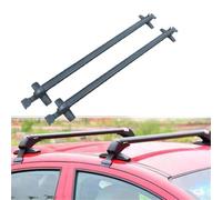 NYSQOJFNF Barras De Techo 1 Par De Barras Portaequipajes Universales Aluminio con Cerradura para Techo Coche Barras Transversales(105-115cm)