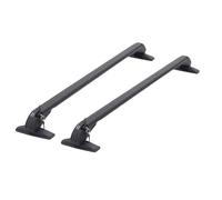 NYSQOJFNF Barras De Techo 1 Par De Barras Riel Universales para Montaje Techo Coche Aluminio Negro para Equipaje con Cerradura Barra Barras Transversales(105cm)