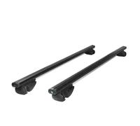 NYSQOJFNF Barras De Techo Par De Portaequipajes Coche con Barras Transversales para Techo Universales 1, A,35 M Barras Transversales(Negro,1.1 M)
