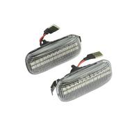 NYSQOJFNF Luces Giro Indicadoras Luz de señal giro dinámica para A4 RS4 2002-2005 LED indicador lateral lámpara indicadora secuencial para S4 B8 Intermitente Retrovisor