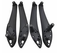 NYSQOJFNF Manijas Puerta Interior 4 Unids/set Delantero Trasero Izquierdo/derecho Interior Del Coche Manija Puerta Interior Cubierta Para 3 Series F30 F32 2012-2019(Negro)