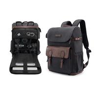 NYSUZHOUJI CWATCUN D128 - Mochila para cámara fotográfica, Gran Capacidad, para fotógrafos, Hombres y Mujeres, diseño Urbano, cómodo y Moderno. (Metro)